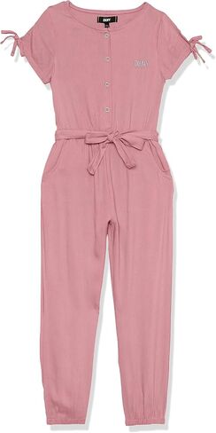 DKNY Girls Classic Comfy Short Sleeve Romper JumpsuitRomper in Saudi Arabia