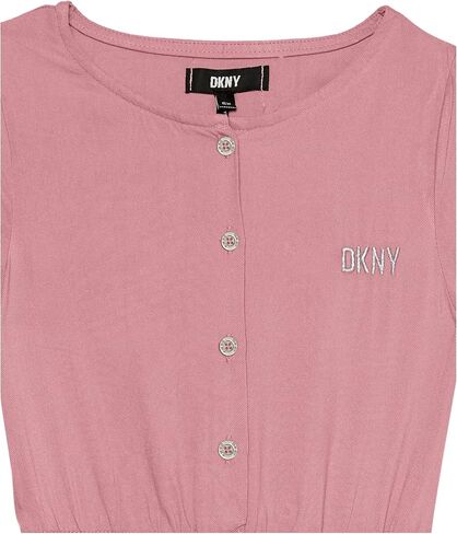 DKNY Girls Classic Comfy Short Sleeve Romper JumpsuitRomper in Saudi Arabia