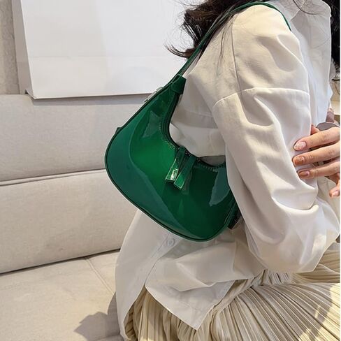 Womens Crescent Shoulder Bag Retro Y2k Small Hobo Handbag Vintage Purse Clutch Bag Trendy Underarm Purse in Kuwait