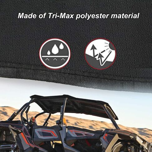 Soft Canvas Roof Top Compatible with for 2014-2023 UTV Polaris RZR 900 900S 1000 S XP1000 Turbo 2 Seater Soft Top Roof Sun Visor Replacement for Part Number 2883073 in Saudi Arabia