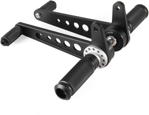 Motorcycle Cafe Racer CNC Aluminum Rear Sets Foot Pegs in Black Style 1 for Custom Bobber CB125 CB350 CB360 CB450,for KZ400 KZ650 KZ750 KZ900 KZ1000 KZ1100, for GT 125-750 in Saudi Arabia