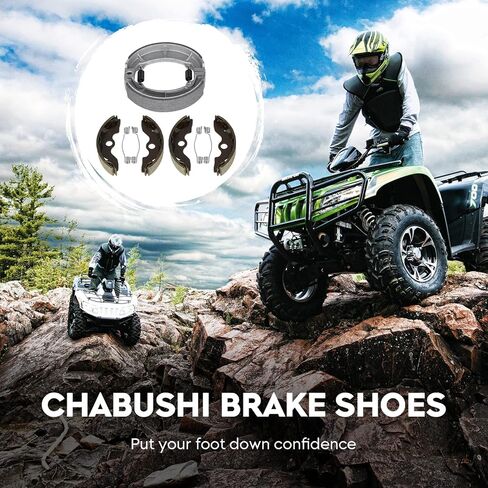 Front Rear Brake Shoes for Honda Fourtrax TRX200SX 1986 1987 1988, TRX200 1990 1991, TRX200D Type II 1991-1997 Drum Brakes Shoes Set in Kuwait