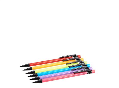 Amazon Basics Mechanical Pencils, Medium Point (0.7 mm) - 24-Pack, Multicolor in Saudi Arabia