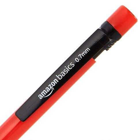 Amazon Basics Mechanical Pencils, Medium Point (0.7 mm) - 24-Pack, Multicolor in Saudi Arabia