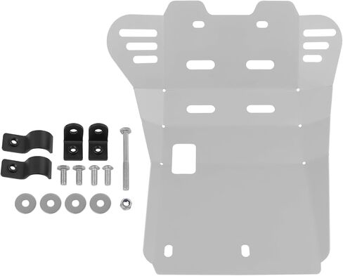 Motorcycle Skid Plate Replacement for Yamaha TW200 1987-2023 Under Engine Protection Aluminum Bash Plate(Black) in Saudi Arabia