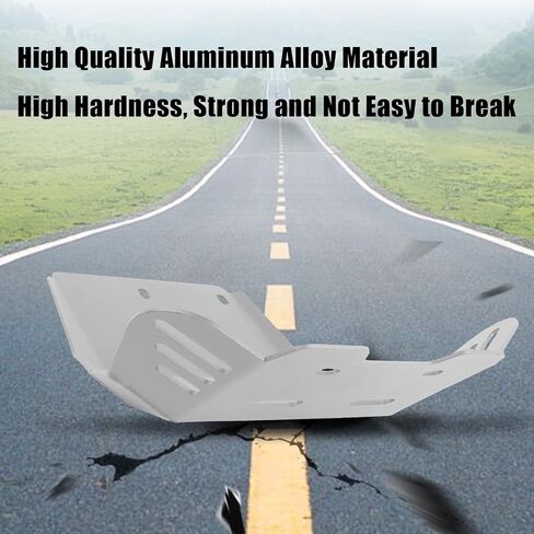 Motorcycle Skid Plate Replacement for Yamaha TW200 1987-2023 Under Engine Protection Aluminum Bash Plate(Black) in Saudi Arabia