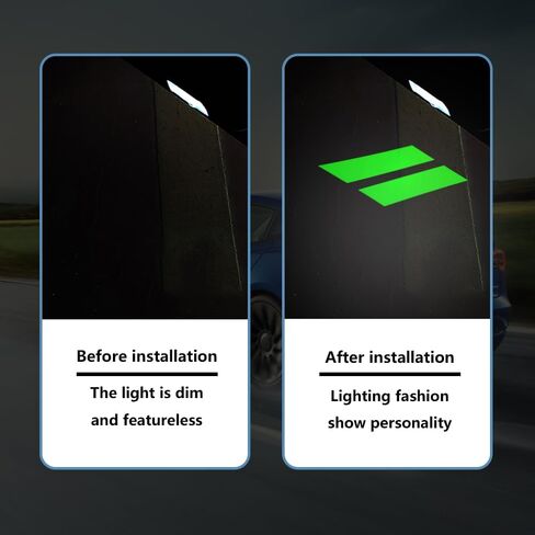 uuakarin 2PCS LED Door Logo Lights Car Accessories HD Welcome lamp Compatible for Challenger 2013-Present Projector Ghost Shadow Puddle Courtesy Step Lights in Kuwait