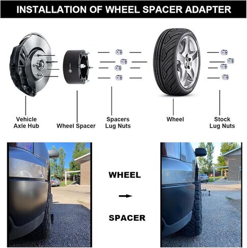 VLAOSCHI Black Forged 4x137 ATV Wheel Spacers 1 Inch with 12x1.5 Studs Compatible with Honda Can-Am 4 Lug for 2019-2022 Talon 1000R 1000X | 2016-2022 Pioneer 1000 | 2017-2022 Maverick X3 - Pack of 2 in Kuwait
