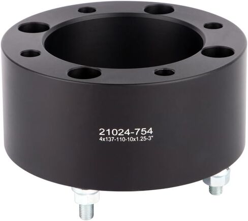 VLAOSCHI Black Forged 4x137 ATV Wheel Spacers 1 Inch with 12x1.5 Studs Compatible with Honda Can-Am 4 Lug for 2019-2022 Talon 1000R 1000X | 2016-2022 Pioneer 1000 | 2017-2022 Maverick X3 - Pack of 2 in Kuwait