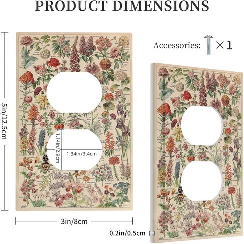 Decorative Switch Plate Covers Beachy Starfish Seashell Blue Wood Board 1 Gang Light Switch Cover Plate Blank Wall Plate Cover Switchplate Electrical Faceplate for Barhroom Decor in Saudi Arabia