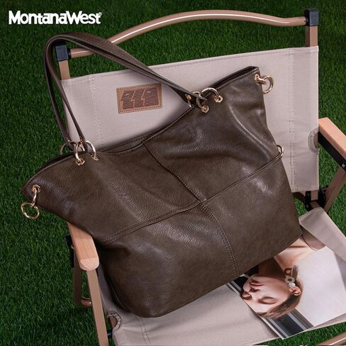 Montana West Hobo Bag for Women Tote Handbag Shoulder Top-handle Purses in Saudi Arabia