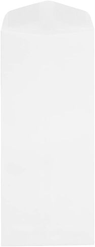 JAM PAPER #10 Policy Business Commercial Envelopes - 4 1/8 x 9 1/2 - White - 50/Pack in Saudi Arabia
