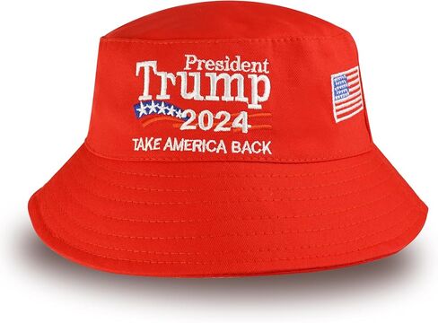 Trump Hat 2024 - Bucket Hat for Men Women Take America Back Donald Trump Slogan Cap in Saudi Arabia