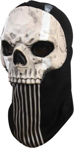 Ghost Mask MW2 Skull Mask Full Face Mask for Halloween War Sport Mask Headwear in Saudi Arabia