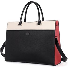 CLUCI Women Briefcase Leather Laptop Bag for Women 15.6inch Computer Bag Messenger Business Work Tote