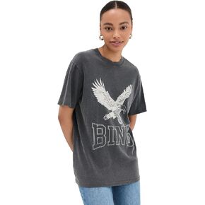 تي شيرت نسائي من ANINE BING بتصميم ليلي ريترو إيجل in Kuwait