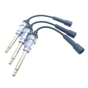 3 Pack Inline Spark Plug Tester Engine Plug Ignition Straight Boot Tester with Light for Car Lawn Mower Automotive Vehicles Engines Ignition,Armature Diagnostic Detector