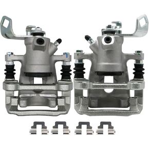 Disc Brake Caliper Assembly with Bracket Compatible with Select Mini Models - Cooper 2007 2008 2009 2010 2011 2012 2013 2014 2015 - Rear Driver and Passenger Side, 2PC Set, 19B3319, 19B3318