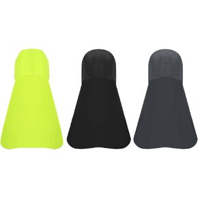 PATIKIL Hard Hat Sun Shade, 3 Pack Sun Protection Neck Shade Cooling Skull Cap Fishing Hats Neck Protector for Hiking Riding Outdoor, Black Fluorescent Green Gray