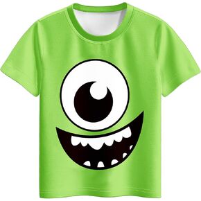 Boys Monster Shirt and Shorts Sets Cartoon Character 2pcs Sets for 2-14 Years Kids in Kuwait