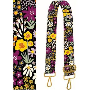 Purse Strap Replacement Crossbody 2" Wide Shoulder Strap, Cute Handbag Strap Bag Strap Replacement Belts Adjustable