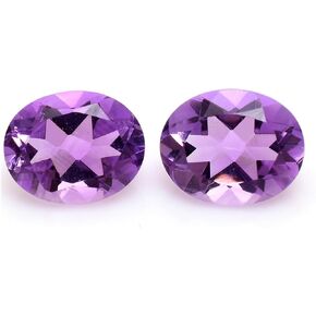 AAA Quality Calibrated Natural Amethyst Faceted Loose Gemstone For Jewelry Making Amethyst Mix Size Box