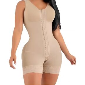 High Waist Shapewear Bodysuit with Zipper Front, Tummy Control and Back Support in Saudi Arabia