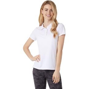 32 DEGREES Women's Cool Fitted Polo| Moisture Wicking | 4-Way Stretch |Form Fitting | Golf | Tennis