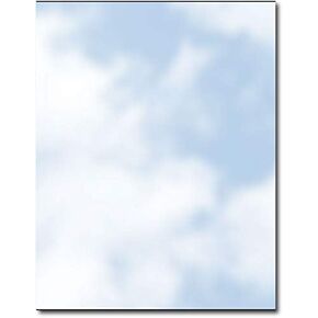 Soft Clouds Stationery - 80 Sheets