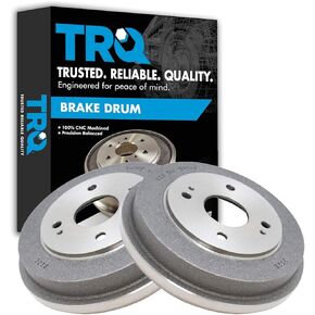 TRQ Rear Brake Drums Left & Right Pair Set of 2 for 90-02 Honda Accord