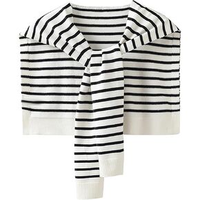 Women Shawl Wrap, Knitted Scarf Cape Pashmina Shawls, Fashion Shrug for Fall Winter Spring & Air-conditioned Room
