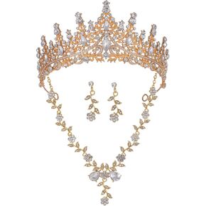 Wedding Crystal Tiaras and Crowns for Women, Bride Royal Queen Headband Princess Quinceanera Headpieces for Birthday Prom Pageant Party