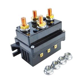 12V 500A Winch Solenoid Contactor Relay | Fits for 8000lbs - 12000lbs Winch Used in Polaris Ranger ATV, UTV, 4WD, SUV 4x4 | Winch Control Solenoid Compatible with Wireless Remote System
