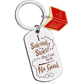 هاري سلسلة المفاتيح الهدايا الفخار البضائع شخصية هدية سحرية لابنة في سن المراهقة الفتيات هدايا لعشاق هاري عناصر الموضة أقسم رسميا قلادة المفاتيح in Kuwait