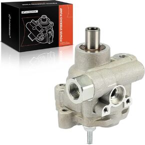 A-Premium Power Steering Pump, Compatible with Cadillac STS 2005-2010, 4.4L 4.6L, Replace# 25770743, 25900772