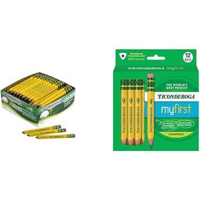 Ticonderoga Golf and My First Short Triangular Pencils Bundle