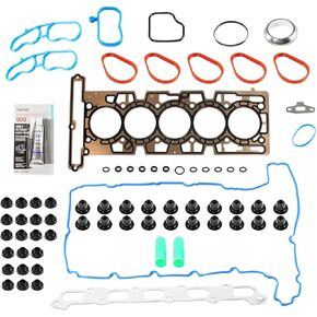 مجموعة غطاء التوقيت TCS45993 مع حشوات مضخة المياه والختم الرئيسي، طقم حشيات غطاء التوقيت للغطاء الأمامي 12633904 متوافق مع LS LS1 LS6 LS2 LS3 LQ9 LQ4 4.8L 5.3L 5.7L 6.0L in Kuwait