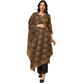 كورتا نسائية من القطن الخالص المطبوع من Tissu مع Palazzo وDupatta in Kuwait