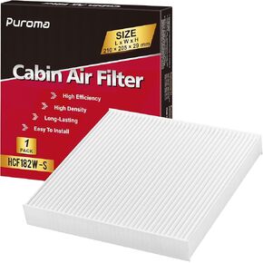 Puroma Cabin Air Filter Replacement for CP182, CF11182, Honda Civic, Clarity, CR-V, CR-Z, HR-V, Fit, Insight, Odyssey, Acura MDX, RDX, TLX, INTEGRA