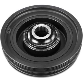 A-Premium Engine Harmonic Balancer Crankshaft Pulley Compatible with Honda CR-V CRV 1997 1998 1999 2000 2001 DOHC L4 2.0L, Replace# 13810P3F003