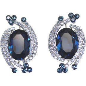 Faship Gorgeous Statement Clip Ons Floral Earrings
