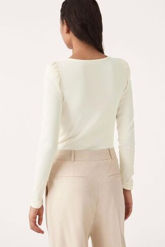Allimy Women's Long Sleeve Basic Tees Square Neck Ribbed Slim Fit Long Sleeve Tops Shirts Fall Clothes in Saudi Arabia