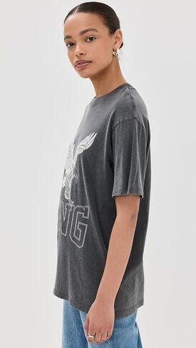 تي شيرت نسائي من ANINE BING بتصميم ليلي ريترو إيجل in Kuwait