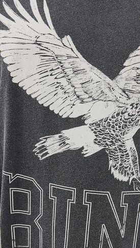 تي شيرت نسائي من ANINE BING بتصميم ليلي ريترو إيجل in Kuwait