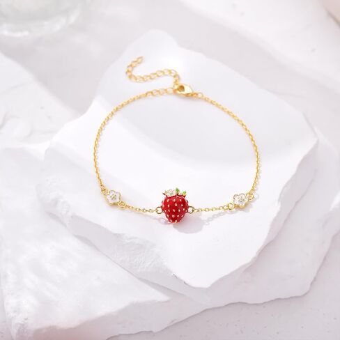Ladybug/Cardinal/Strawberry/Music Note Bracelet Jewelry Gifts for Women in Saudi Arabia
