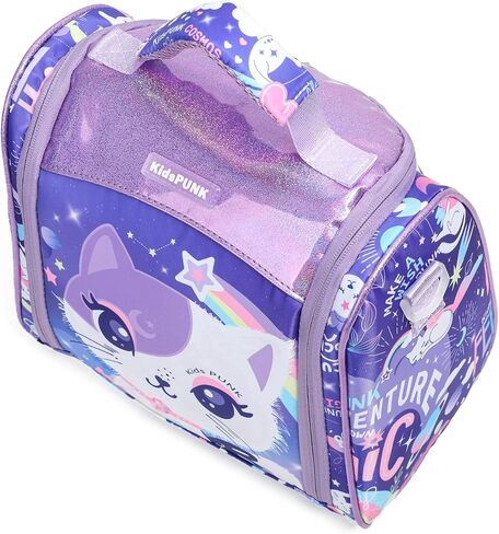 Lunch Box Kids, Girls Lunch Box Insulated Lunch Bag Double Layered Bento Lunch Box For Kids Cute Cat Lunch Box For Girls Insulated Lunch Box For Boys Lunchboxes Kids in Saudi Arabia