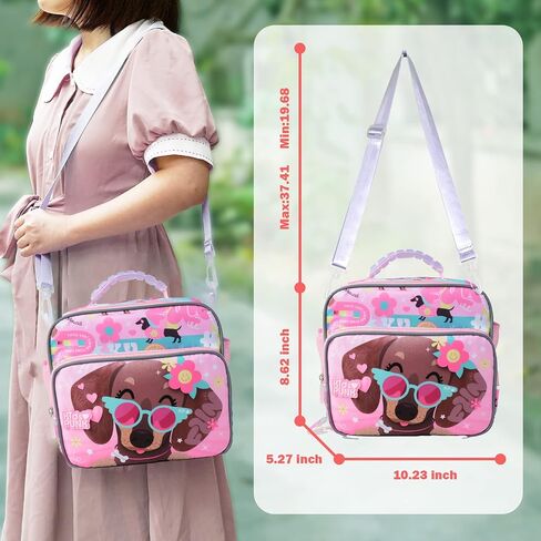 Lunch Box Kids, Girls Lunch Box Insulated Lunch Bag Double Layered Bento Lunch Box For Kids Cute Cat Lunch Box For Girls Insulated Lunch Box For Boys Lunchboxes Kids in Saudi Arabia