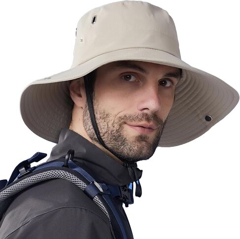 DJT Sun Bucket Hat for Men Women Vintage UPF 50+ Wide Brim Sun Protection Summer Outdoor Fisherman Hats in Saudi Arabia