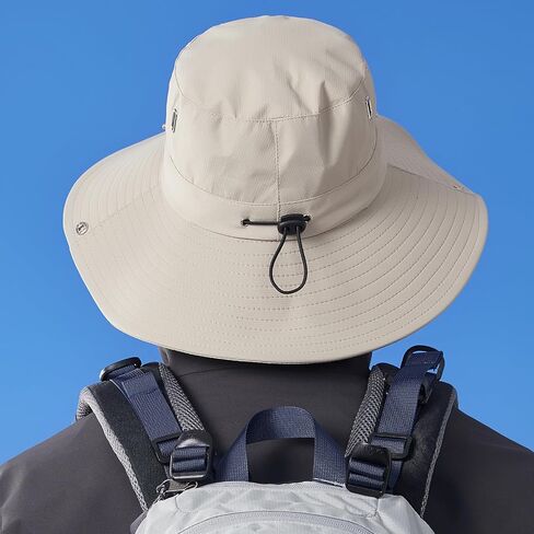 DJT Sun Bucket Hat for Men Women Vintage UPF 50+ Wide Brim Sun Protection Summer Outdoor Fisherman Hats in Saudi Arabia