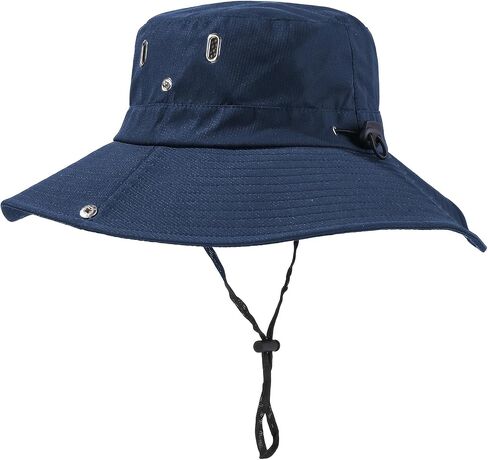 DJT Sun Bucket Hat for Men Women Vintage UPF 50+ Wide Brim Sun Protection Summer Outdoor Fisherman Hats in Saudi Arabia